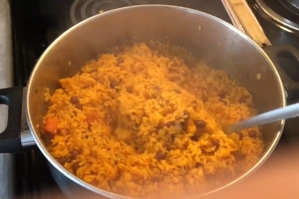 como hacer arroz con habichuelas